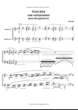 Gran Jota for two guitars