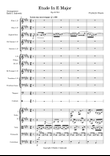 Etude In E Major 