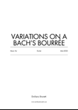 Variations on Bach's Bourrée (for Guitar)