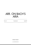 Arr. on Bach's Aria (for Flute and Guitar)