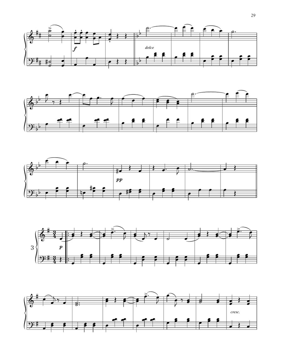 The Beautiful Blue Danube, Op. 314 Piano Solo - Digital Sheet Music page 4