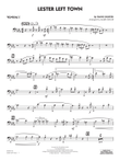 Lester Left Town (arr. Mark Taylor) - Trombone 2 mini preview
