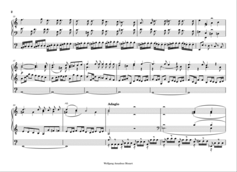 Confutatis / Lacrimosa Organ Solo scores gallery preview page 2