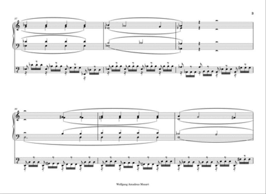 Confutatis / Lacrimosa Organ Solo scores gallery preview page 3