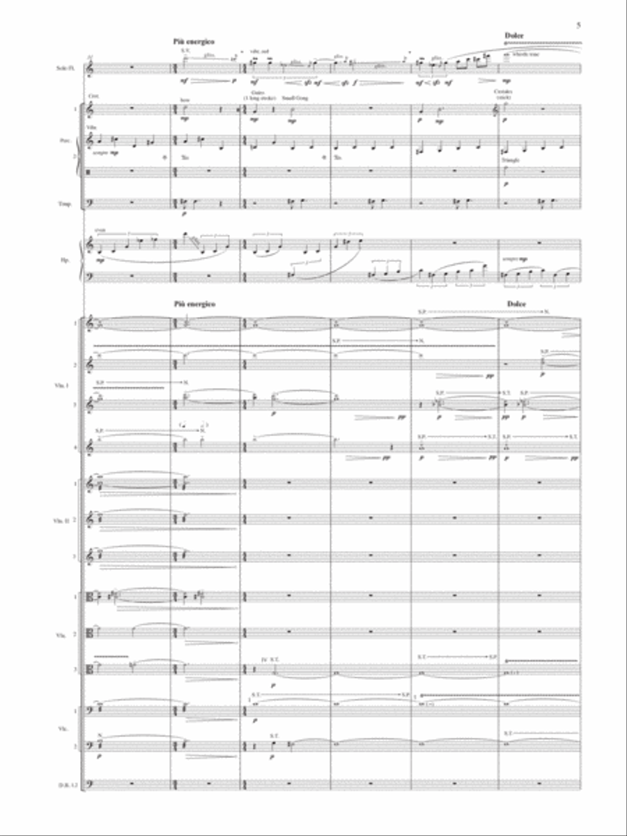 Aile du songe (Chamber Version) - Study Score Choir scores gallery preview page 5