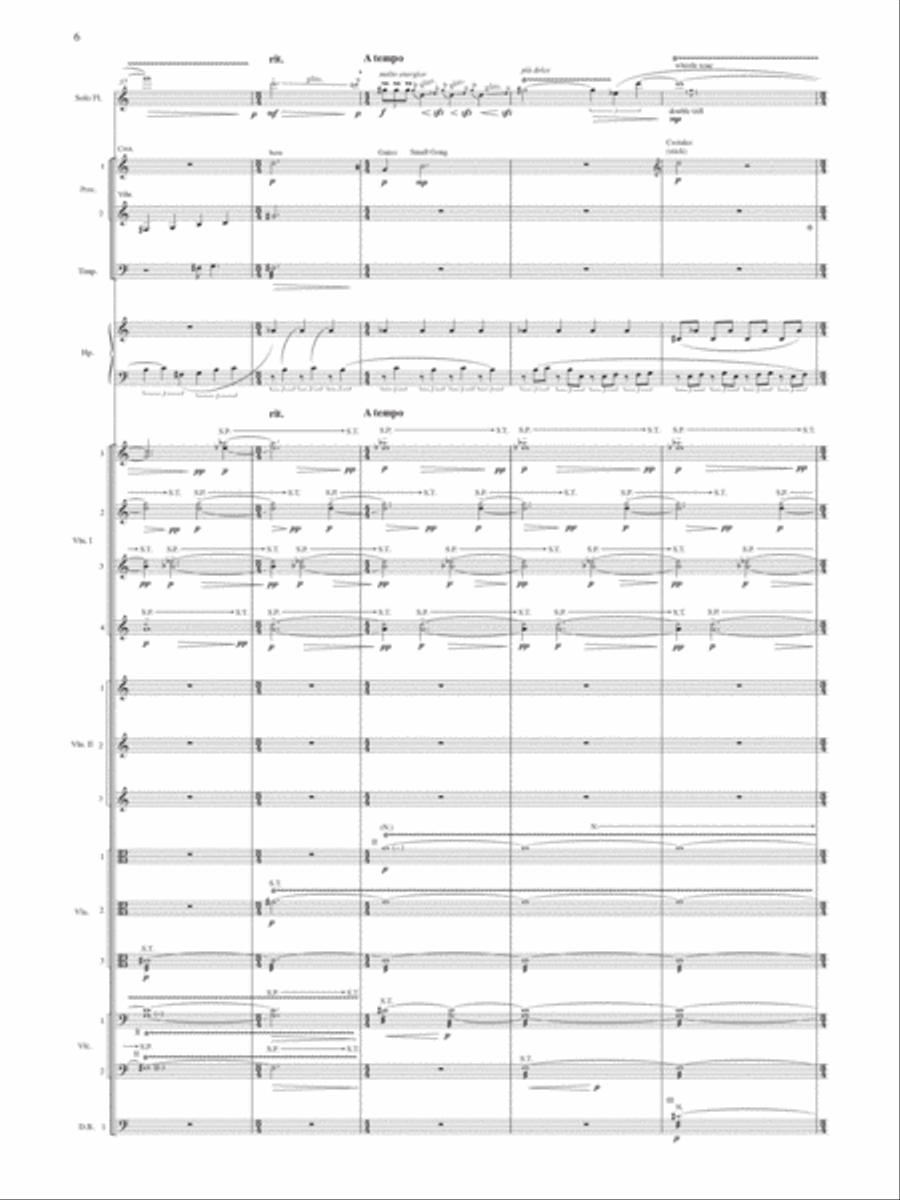 Aile du songe (Chamber Version) - Study Score Choir scores gallery preview page 6