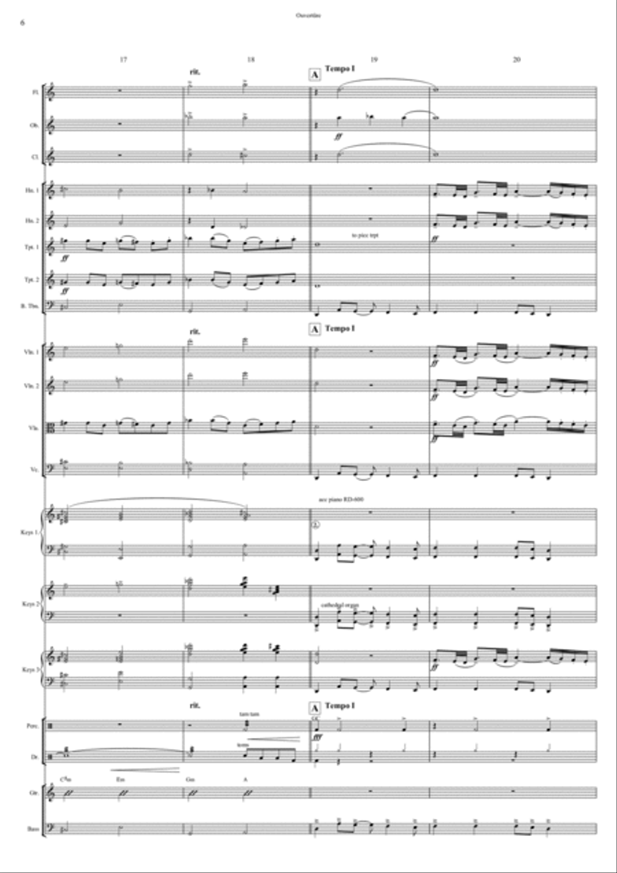 Der Tanz Der Vampire - Finale Zweiter Akt - Score Only Full Orchestra scores gallery preview page 6