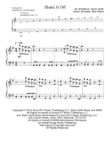 Shake It Off - Score Only