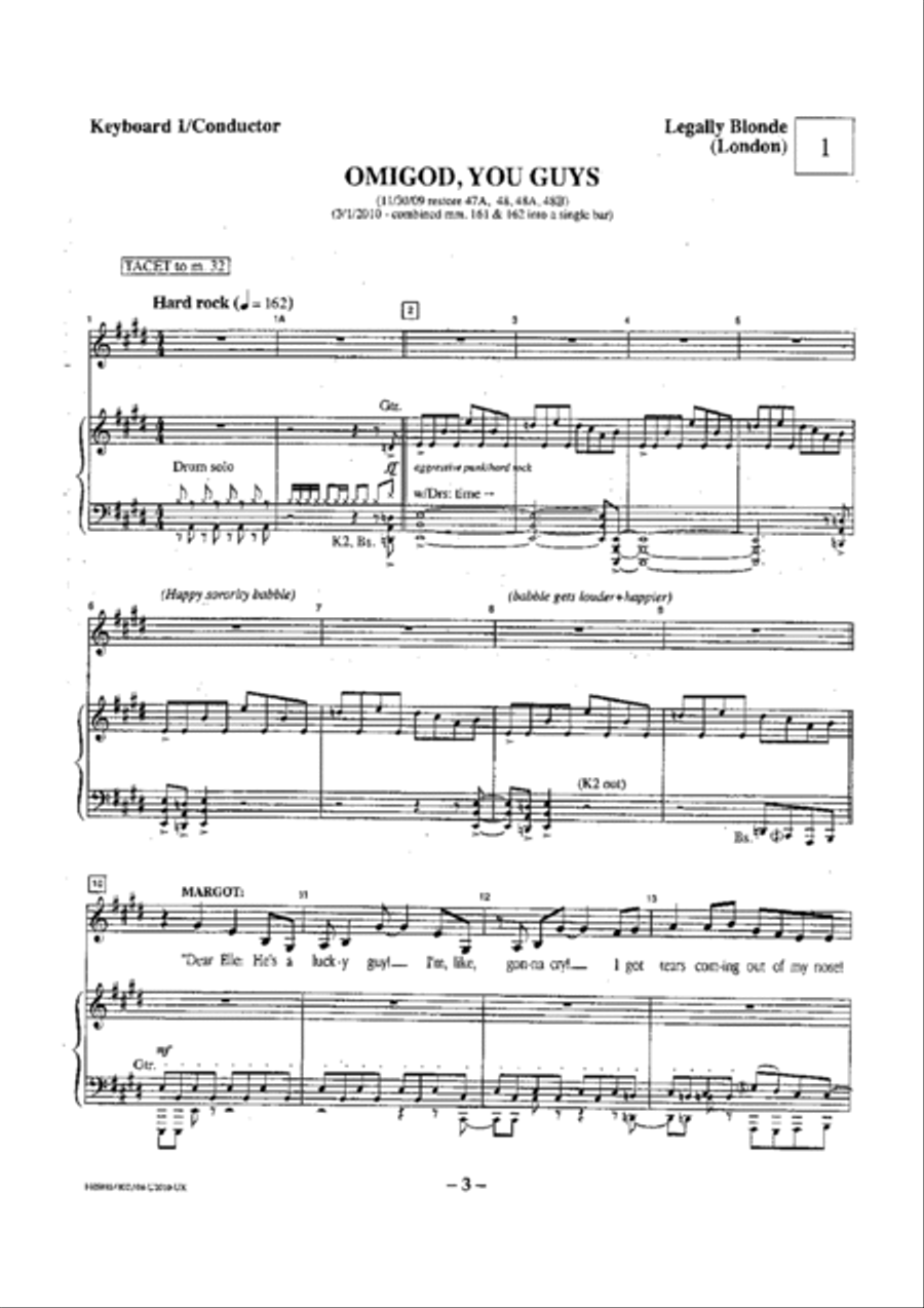 Legally Blonde Full Orchestra scores gallery preview page 5