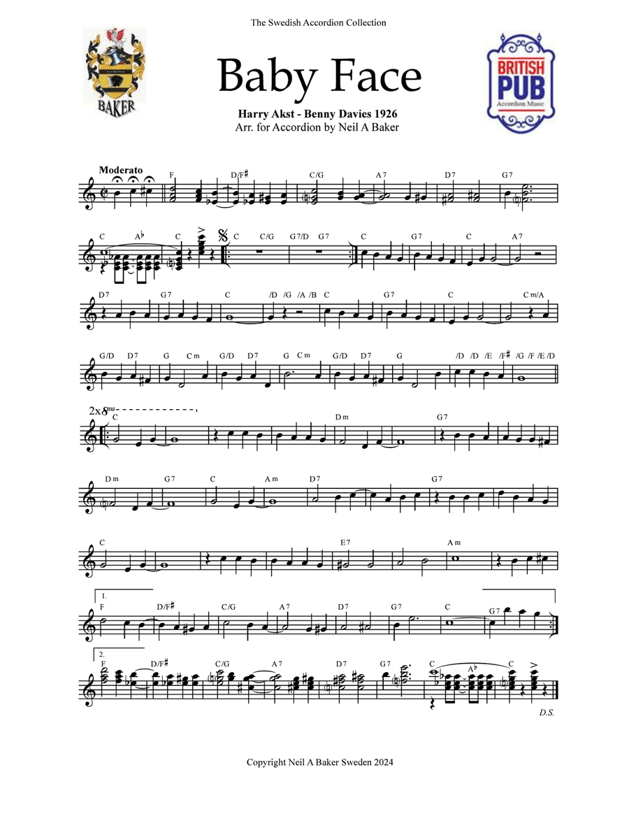 British Pub Accordion Music Book 1 Accordion scores gallery preview page 6