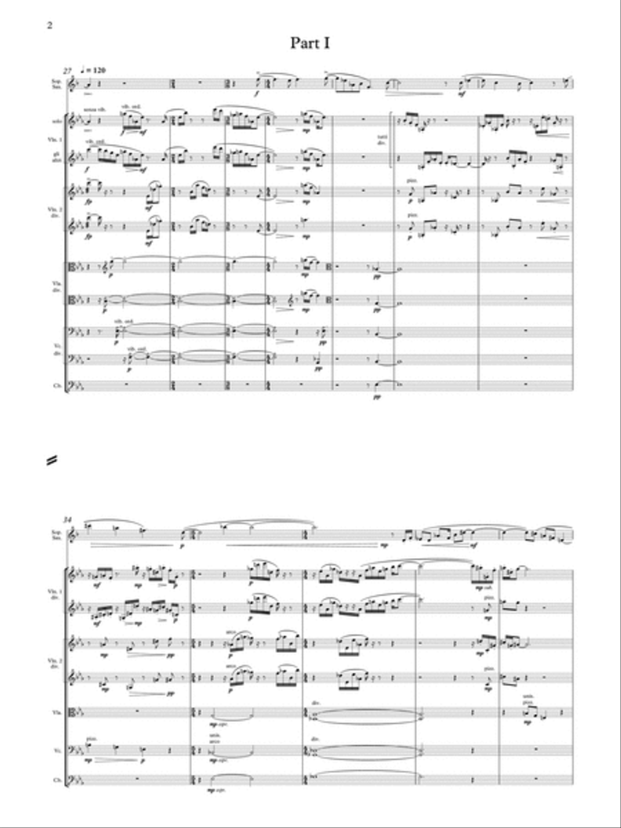 Machine - Study Score Machine - Study Score Chamber Orchestra scores gallery preview page 2