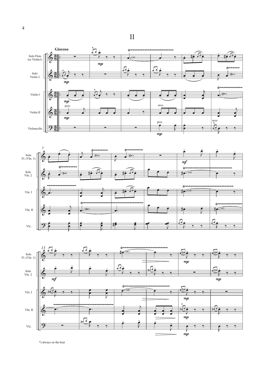 Danse des Flocons (String Orchestra) - Study Score by Kaija Saariaho Choir - Digital Sheet Music page 3