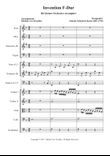 Invention No 8 in F-Dur for School Orchestra