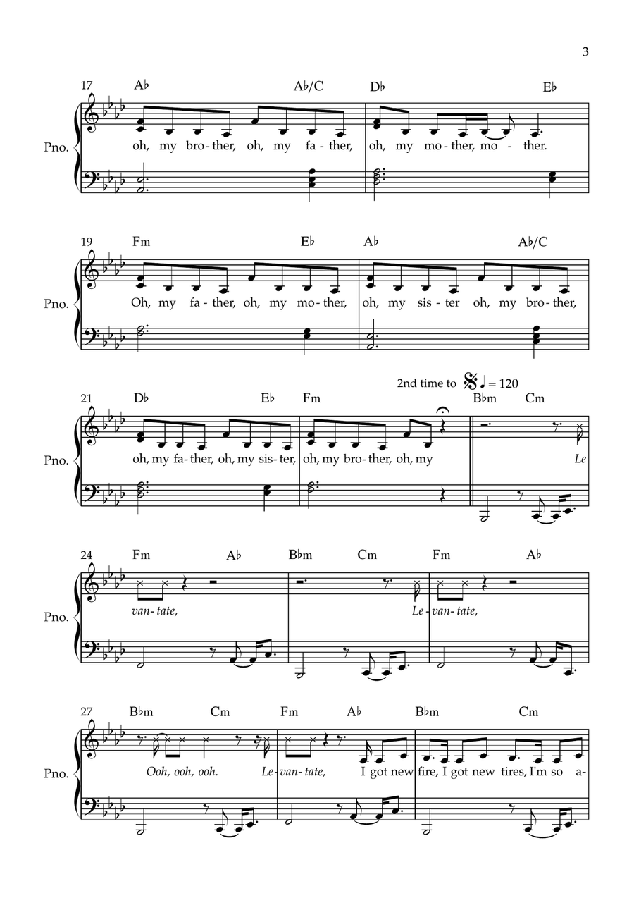 Worship Worship Piano, Vocal scores gallery preview page 3