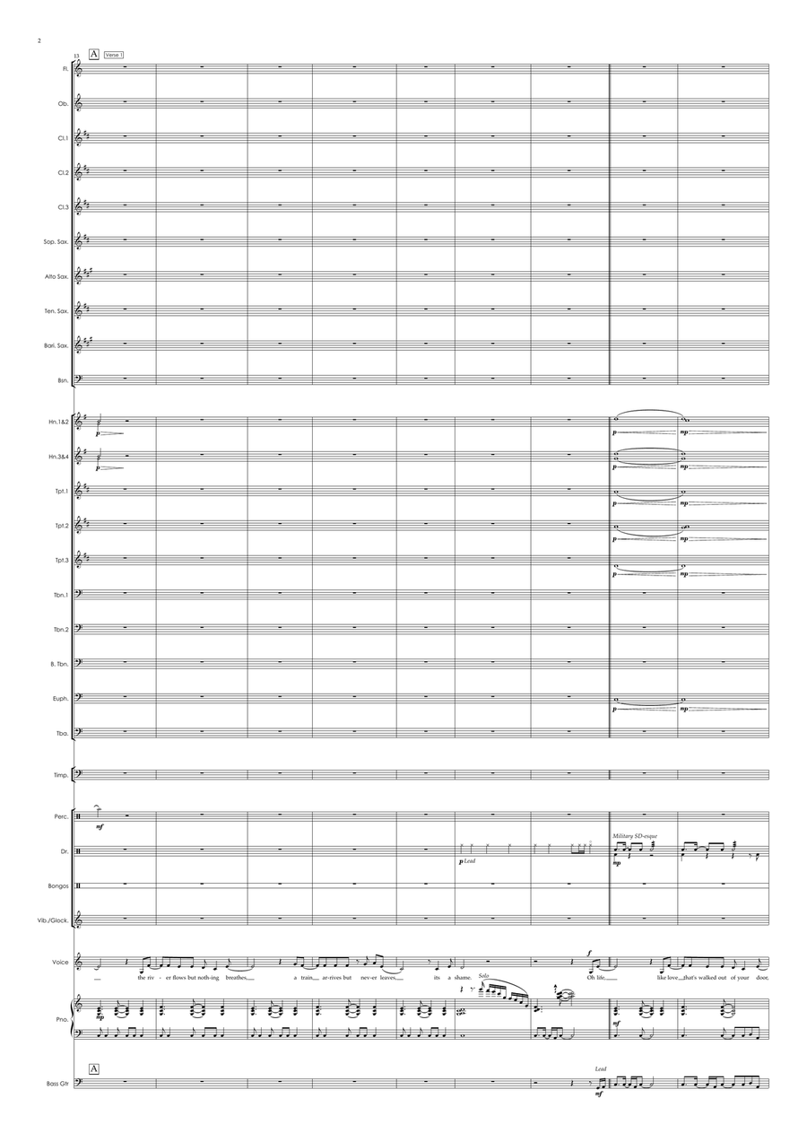 Search For The Hero Search For The Hero Concert Band scores gallery preview page 2