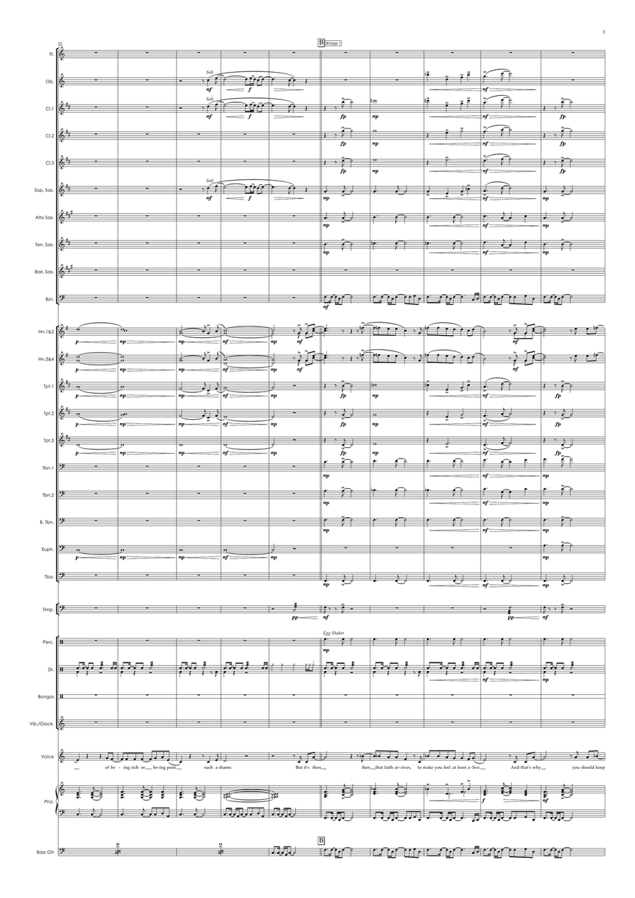 Search For The Hero Search For The Hero Concert Band scores gallery preview page 3
