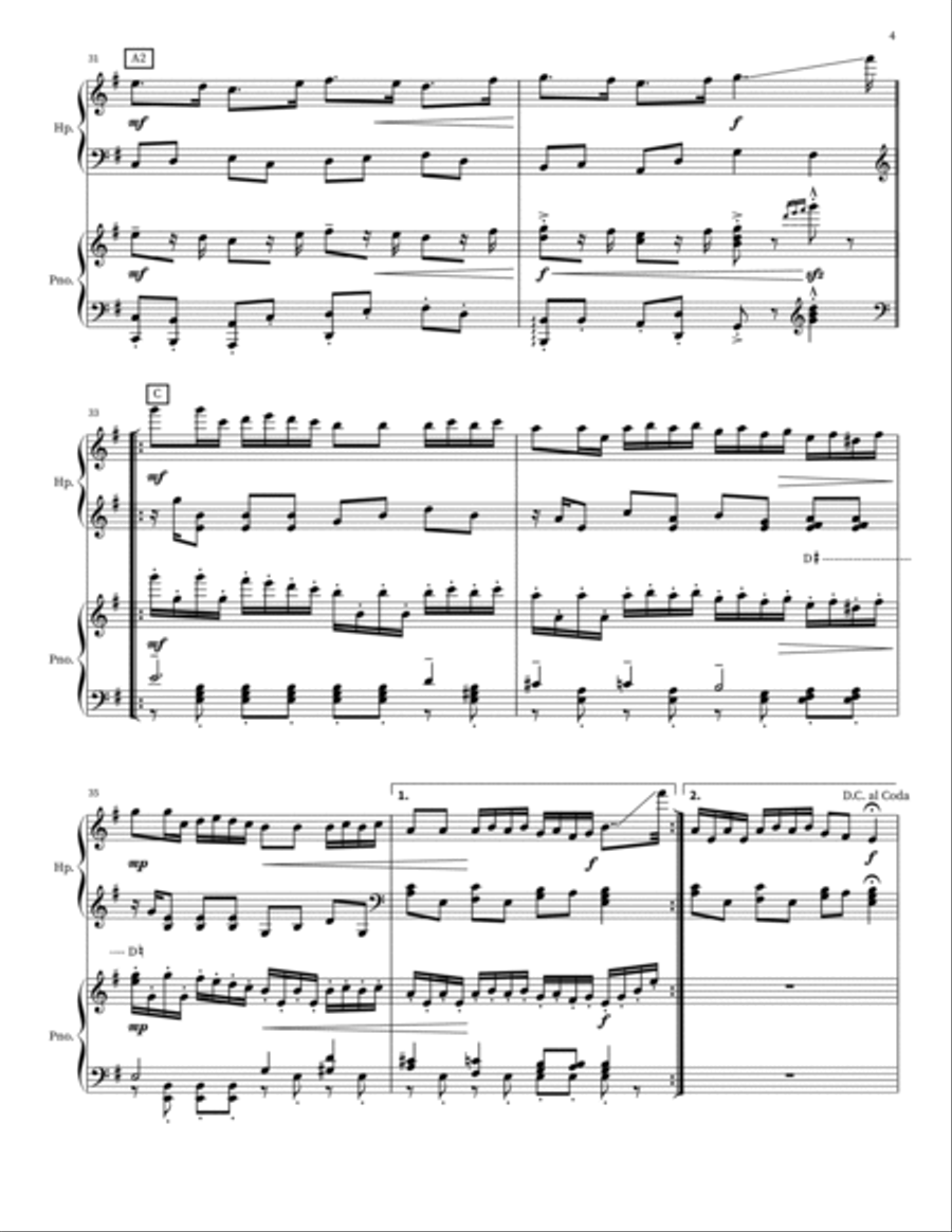 March from The Nutcracker Piano scores gallery preview page 4
