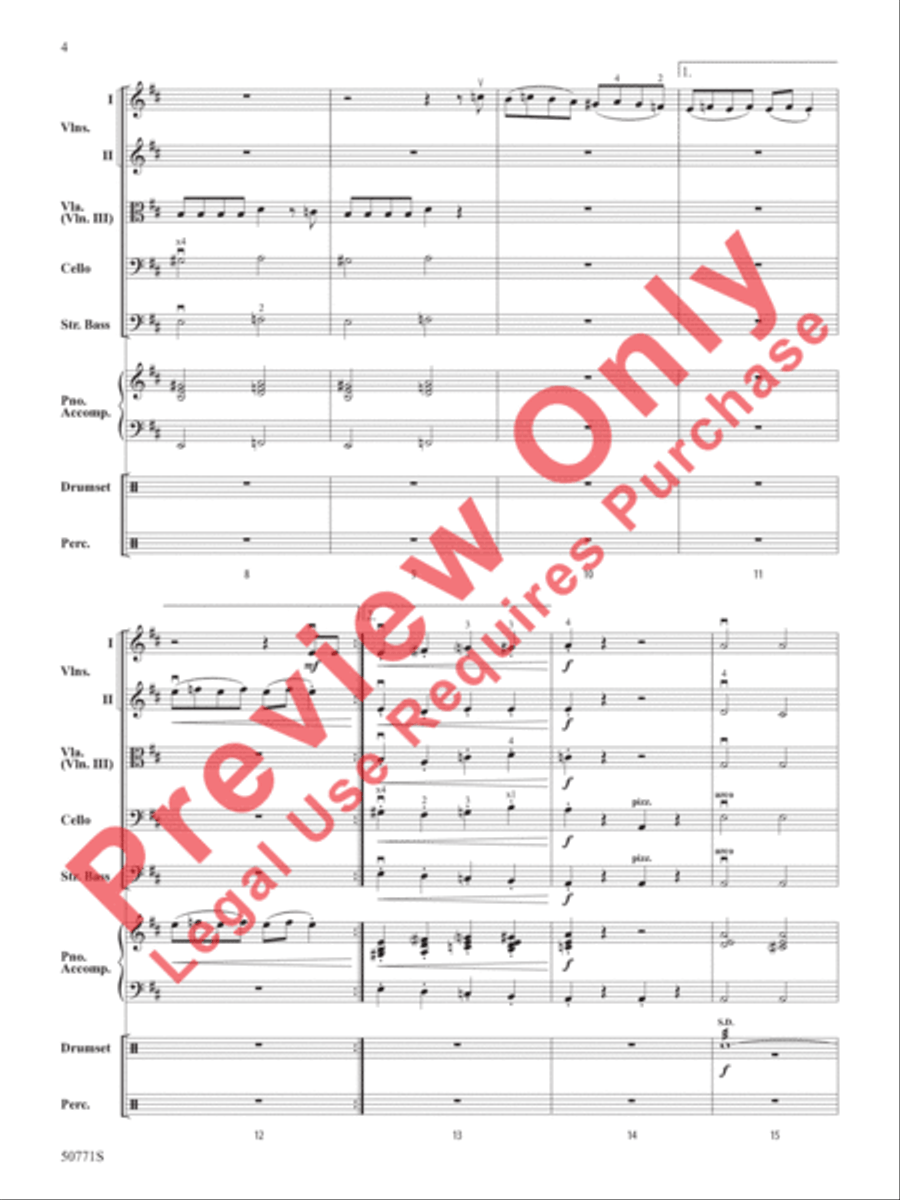 You've Never Had Chocolate Like This String Orchestra scores gallery preview page 5