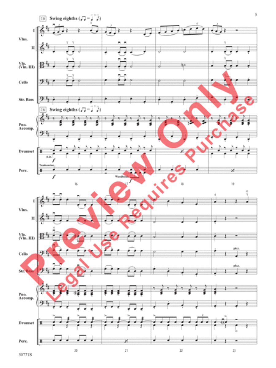 You've Never Had Chocolate Like This String Orchestra scores gallery preview page 6