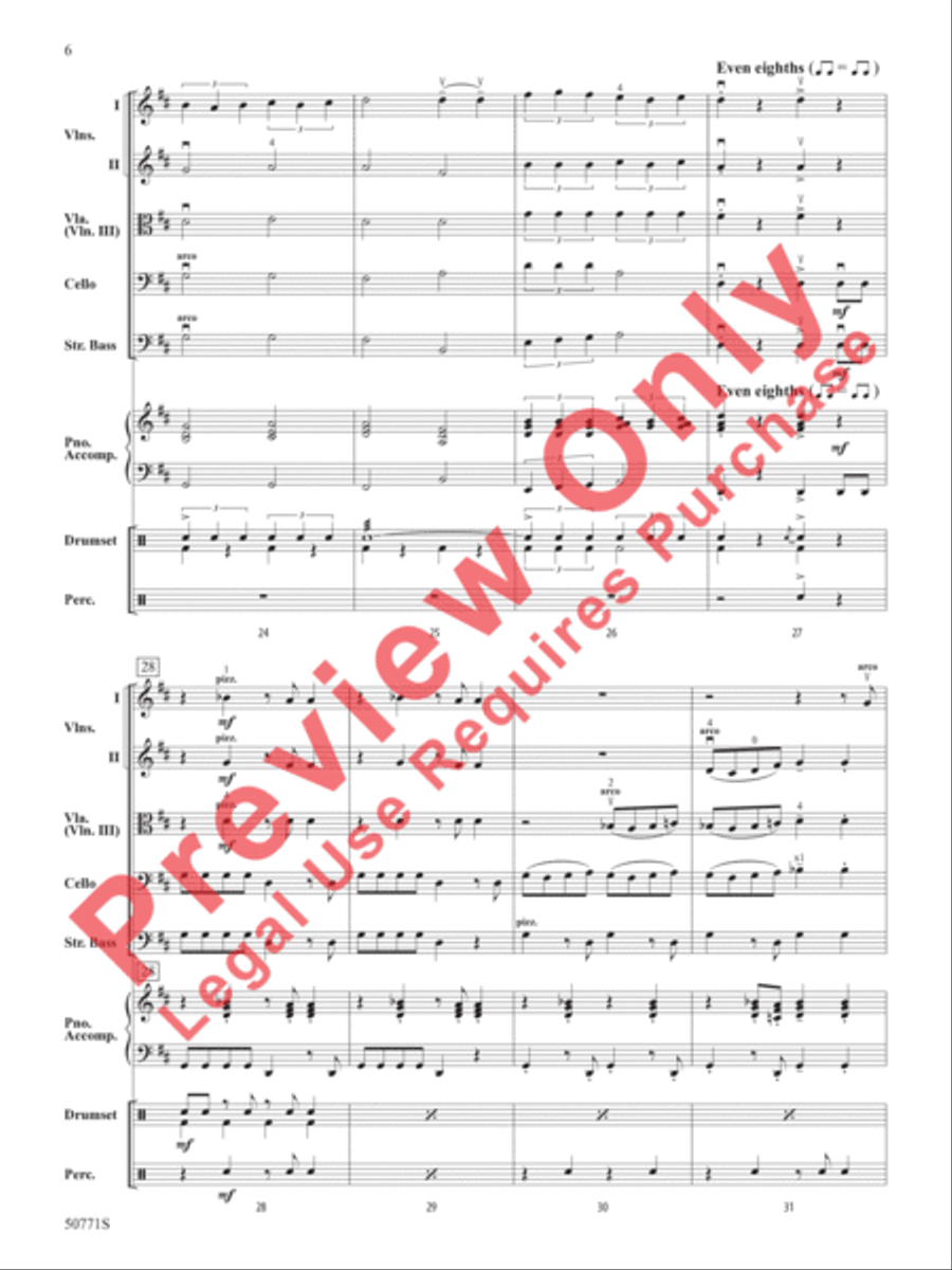 You've Never Had Chocolate Like This String Orchestra scores gallery preview page 7