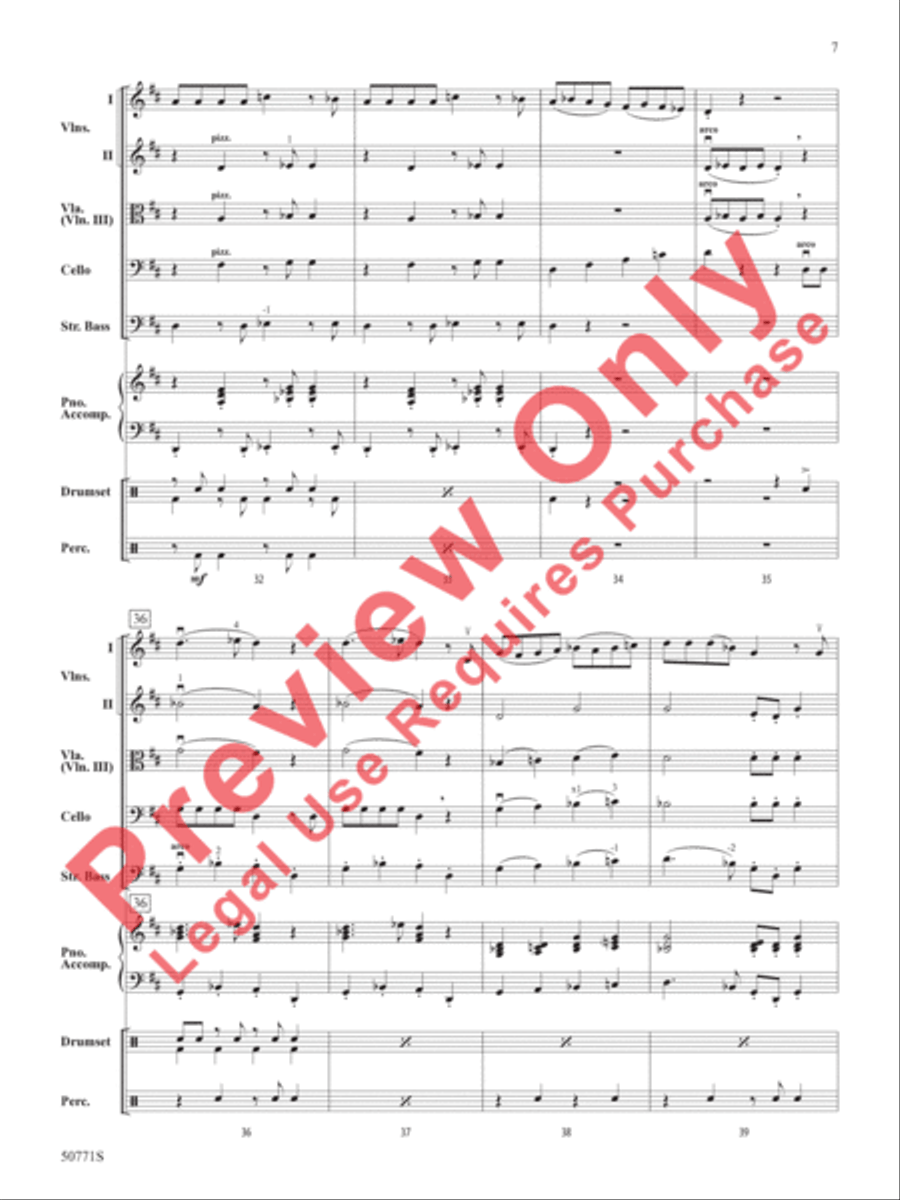 You've Never Had Chocolate Like This String Orchestra scores gallery preview page 8