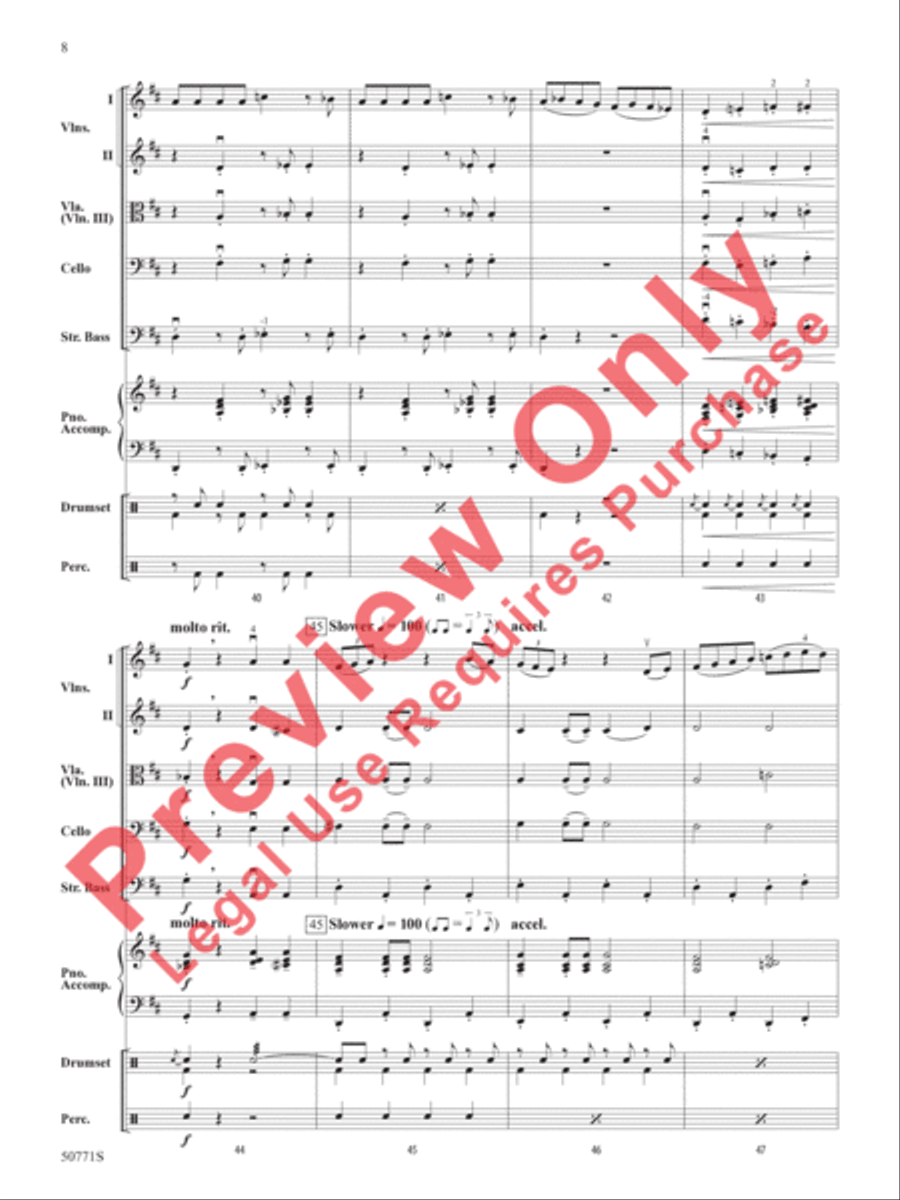 You've Never Had Chocolate Like This String Orchestra scores gallery preview page 9