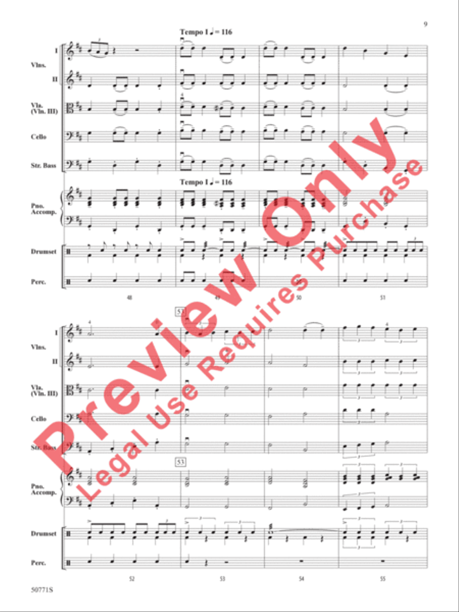 You've Never Had Chocolate Like This String Orchestra scores gallery preview page 10