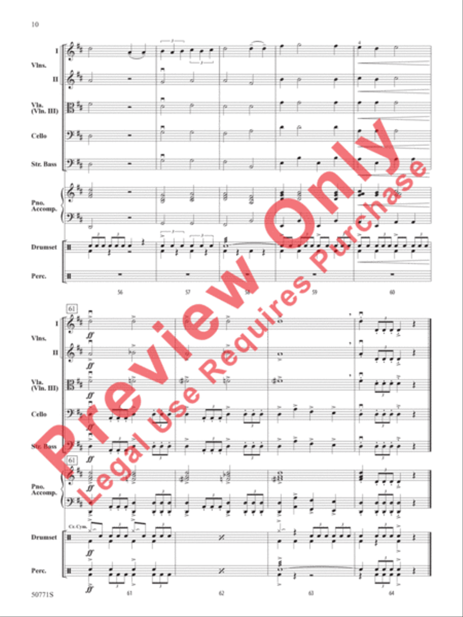 You've Never Had Chocolate Like This String Orchestra scores gallery preview page 11