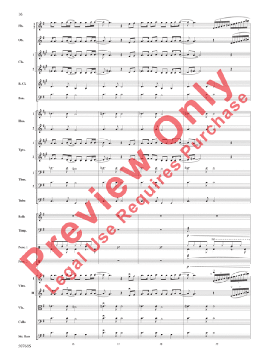 David Bowie -- The Hits David Bowie -- The Hits Full Orchestra scores gallery preview page 17