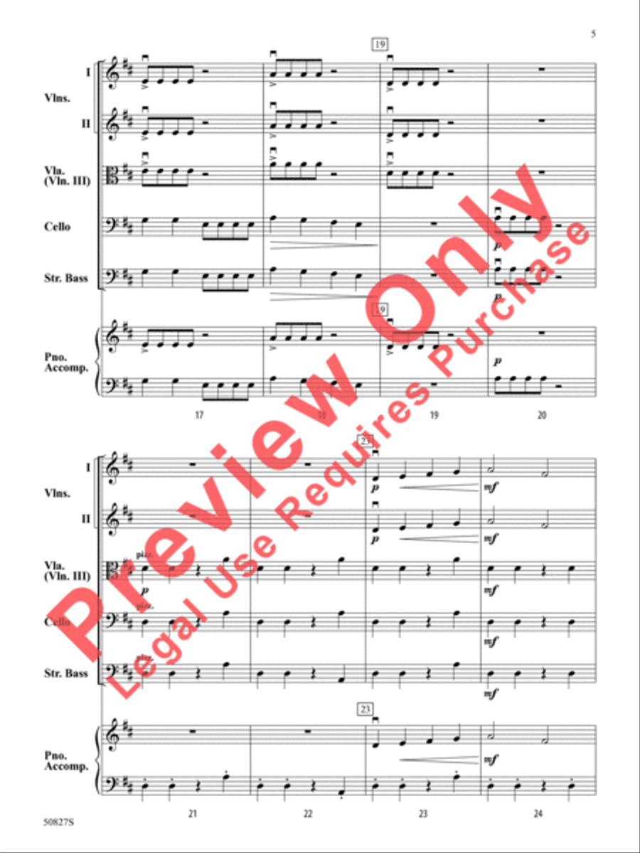 Flight of the Dynamic Drone String Orchestra scores gallery preview page 6