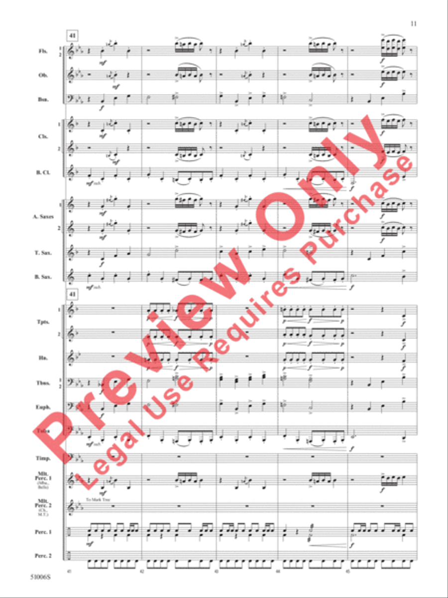 Across the Alaskan Snow Across the Alaskan Snow Concert Band scores gallery preview page 12