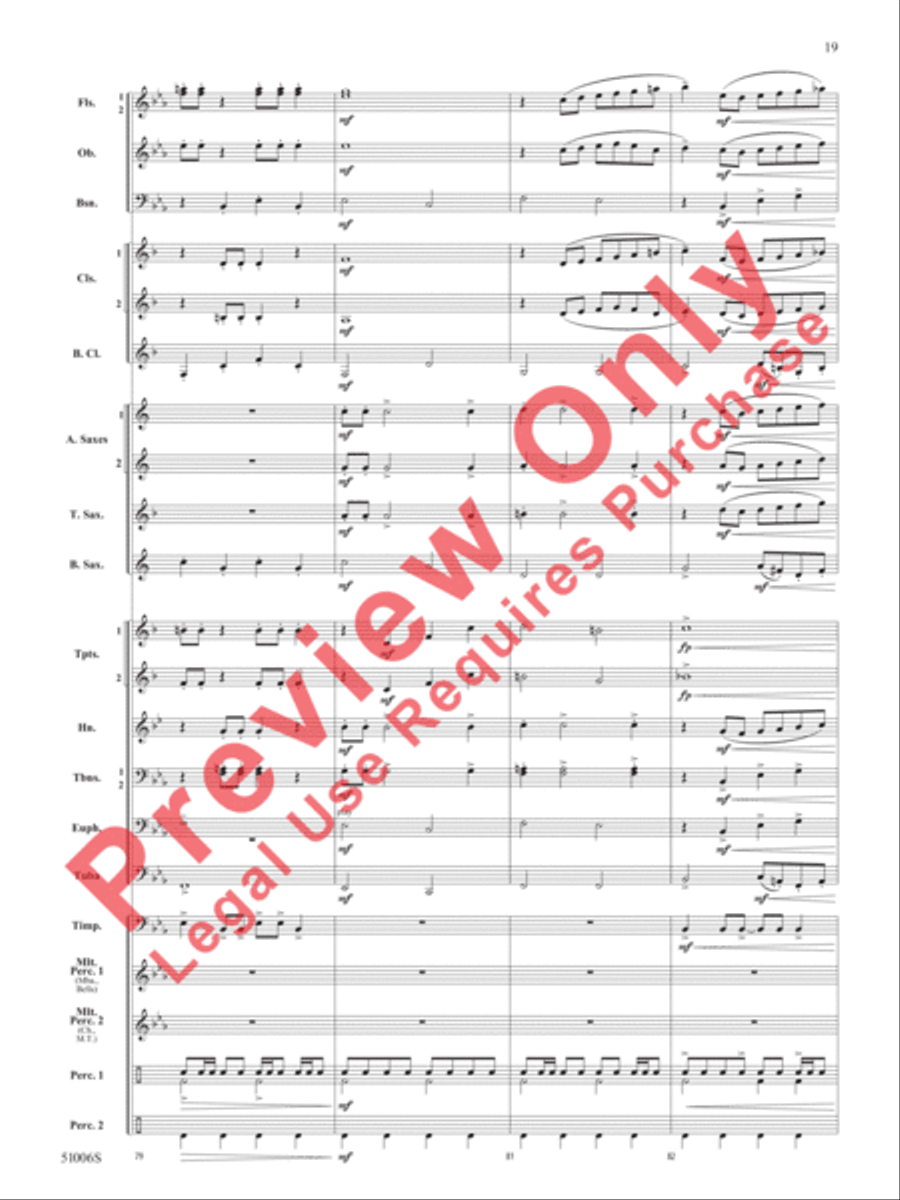 Across the Alaskan Snow Across the Alaskan Snow Concert Band scores gallery preview page 20