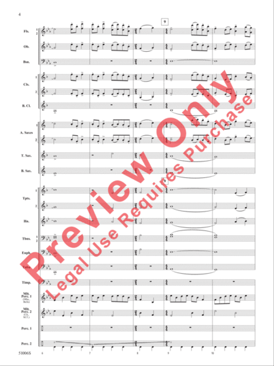 Across the Alaskan Snow Across the Alaskan Snow Concert Band scores gallery preview page 5