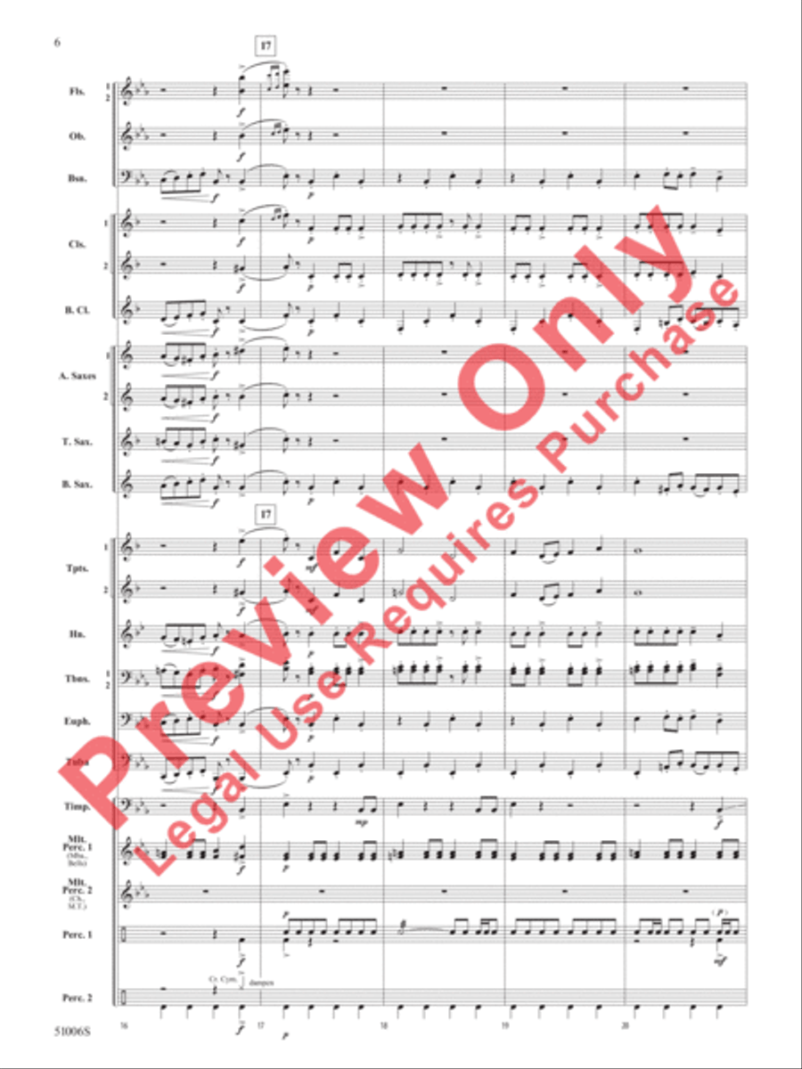 Across the Alaskan Snow Across the Alaskan Snow Concert Band scores gallery preview page 7