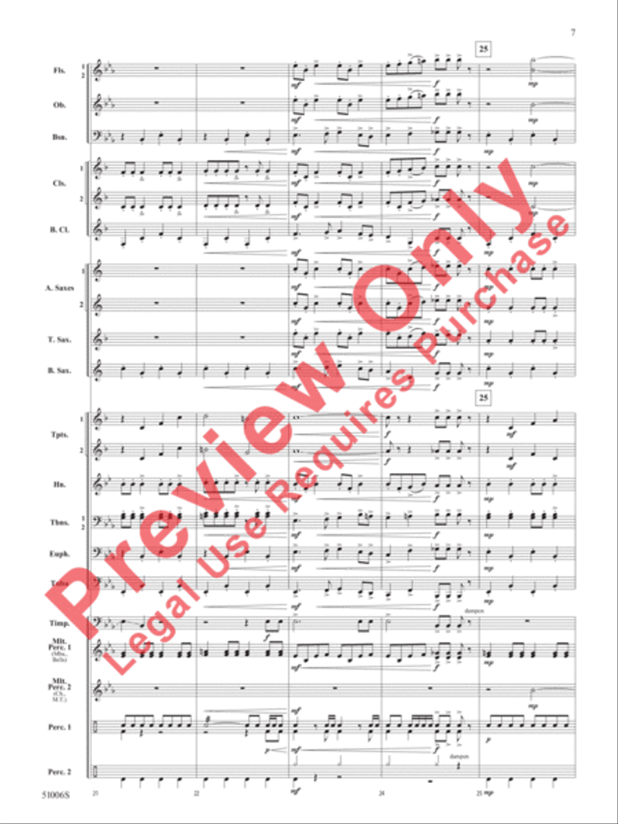 Across the Alaskan Snow Across the Alaskan Snow Concert Band scores gallery preview page 8