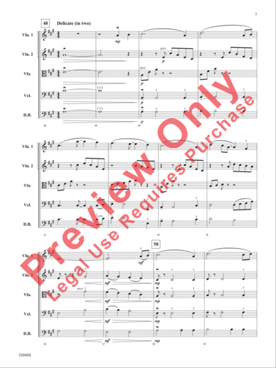 Unbridled Spirit Unbridled Spirit String Orchestra scores gallery preview page 8