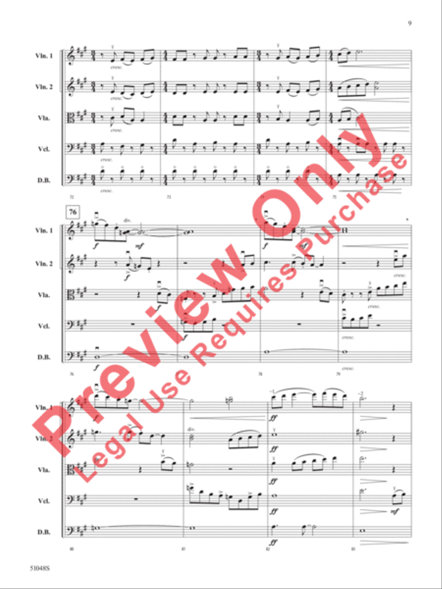 Unbridled Spirit Unbridled Spirit String Orchestra scores gallery preview page 10