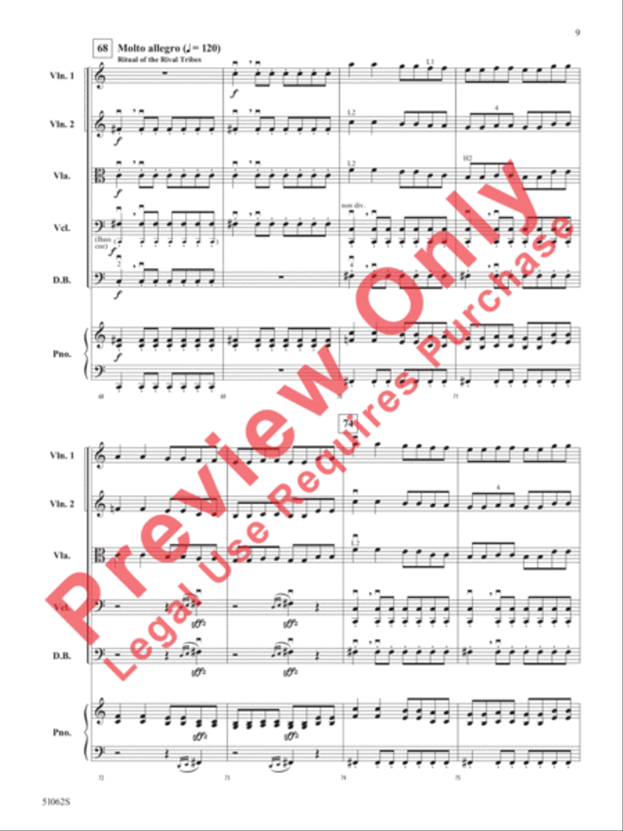 The Rite of Spring The Rite of Spring String Orchestra scores gallery preview page 10