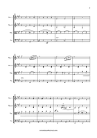 Be Our Guest String Quartet scores gallery preview page 3