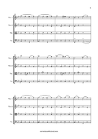 Be Our Guest String Quartet scores gallery preview page 5