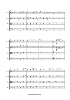 Be Our Guest String Quartet scores gallery preview page 6