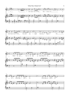 What Was I Made For? Piano, Vocal scores gallery preview page 3