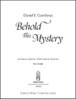 Behold This Mystery (Cantata)