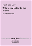 This is my Letter to the World