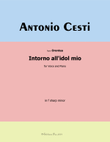 Intorno all'idol mio, by Antonio Cesti, in f sharp minor
