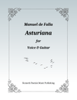 Asturiana (for Voice & Guitar)