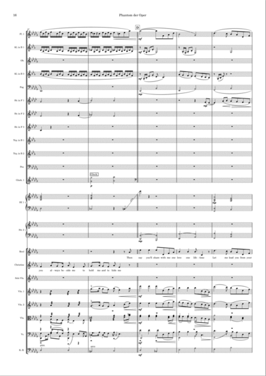 All I Ask Of You Full Orchestra scores gallery preview page 6