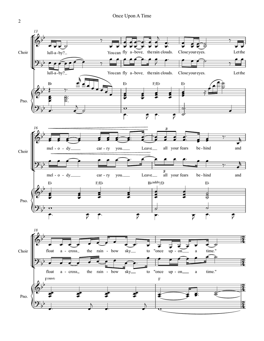 Once Upon A Time 4-Part scores gallery preview page 2