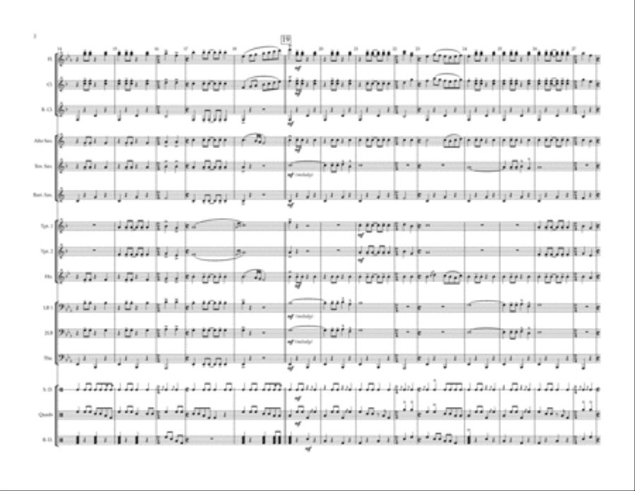 Ring Of Fire Marching Band scores gallery preview page 2