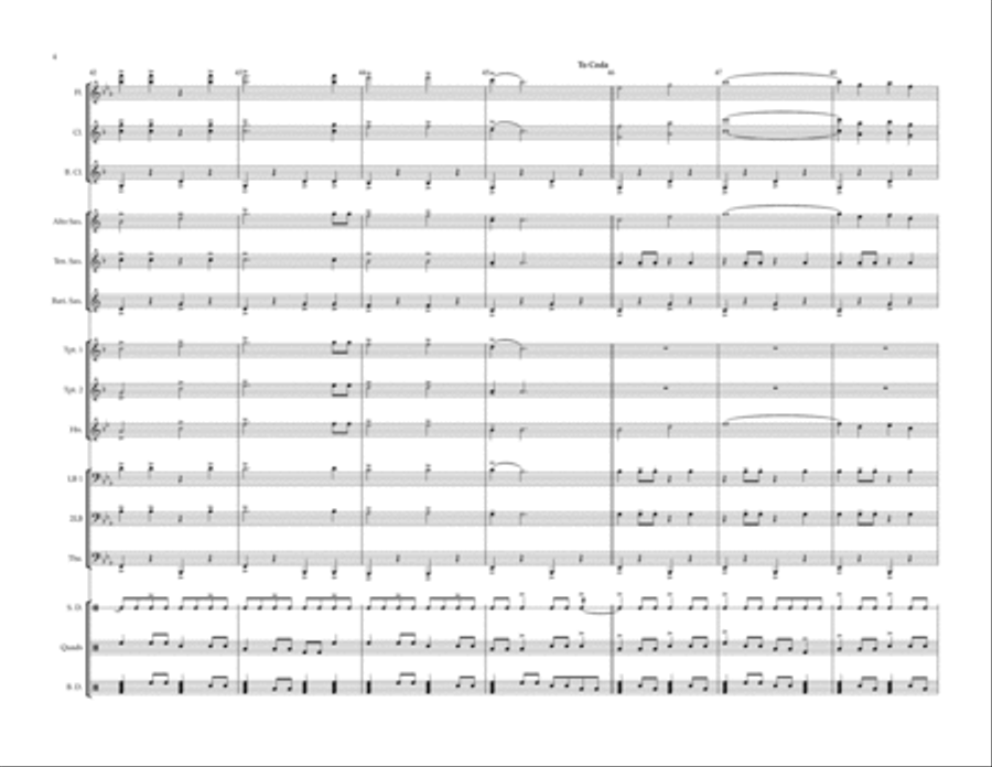 Ring Of Fire Marching Band scores gallery preview page 4